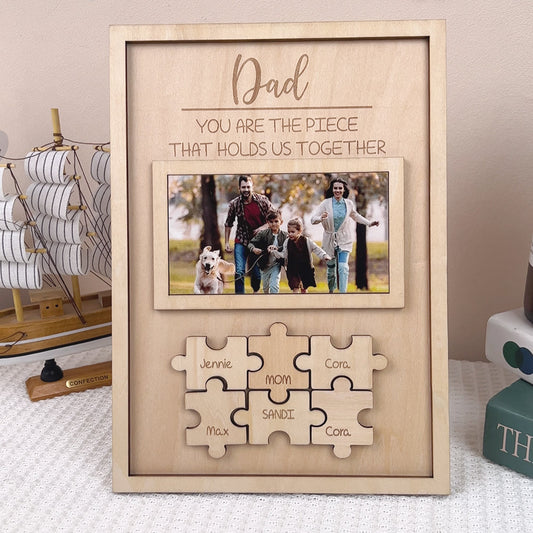 Personalized Photo Puzzle Plaque