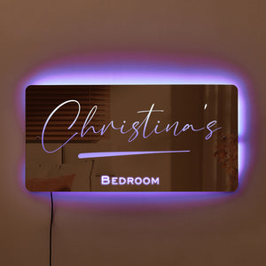 Personalized Name Mirror - LED
