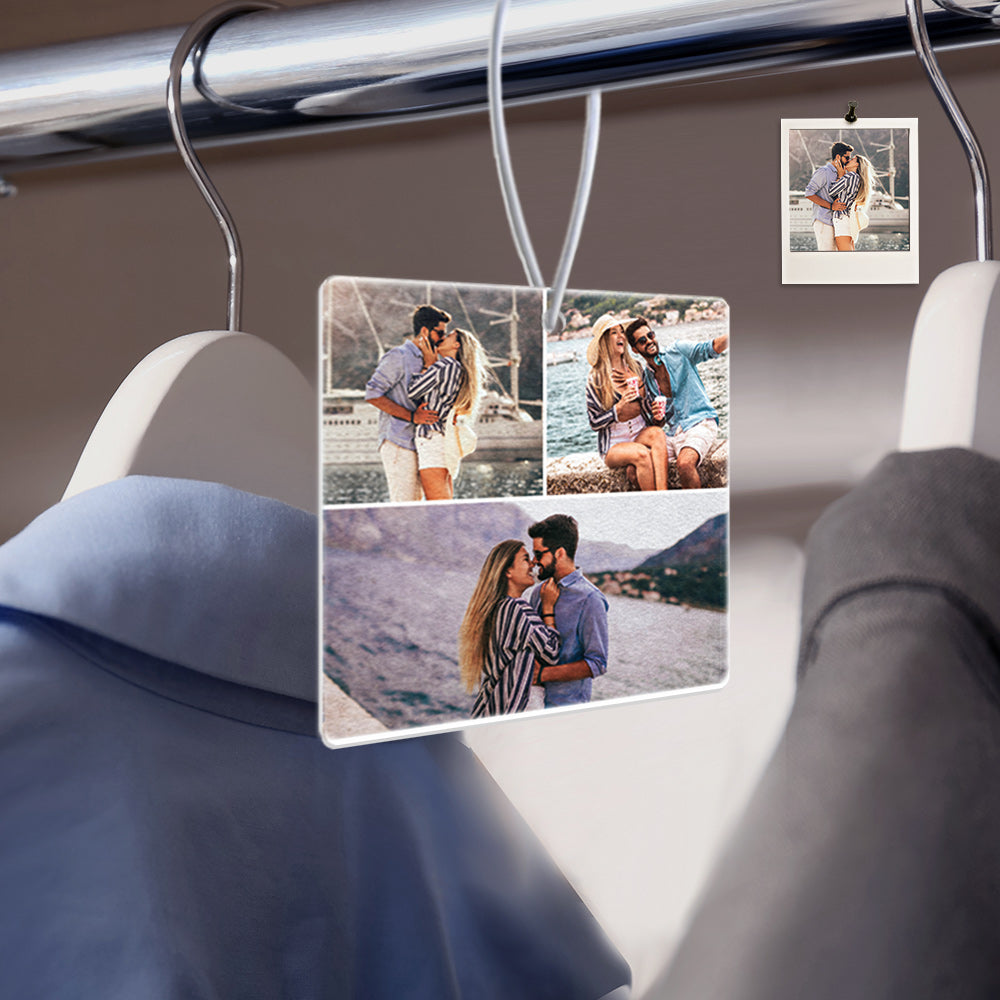 Personalized photo car air freshener