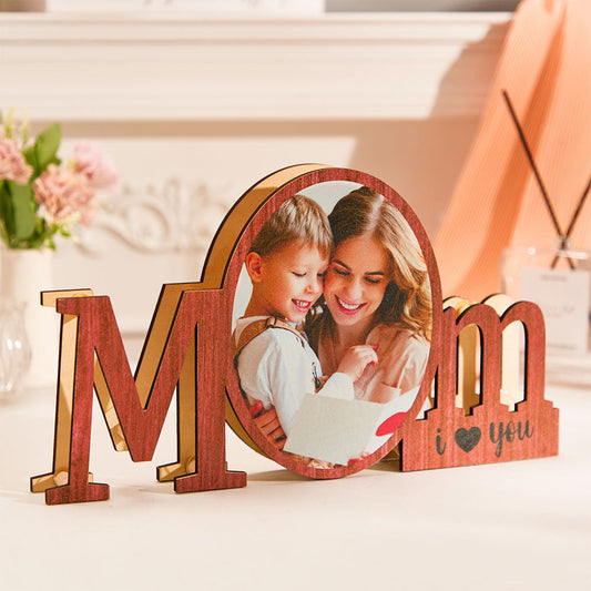 Personalized photo night light for mother