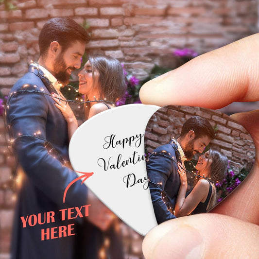 Personalized photo guitar picks for musicians - Pack of 12