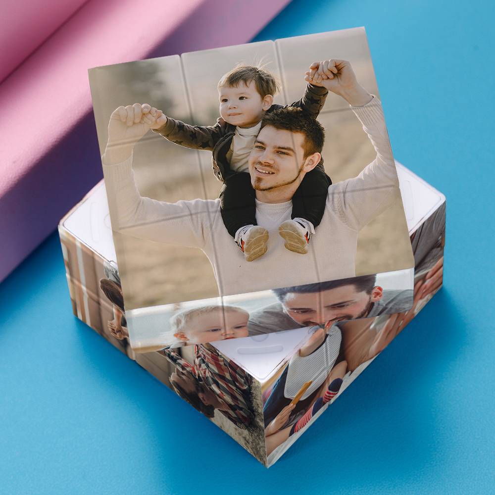 Cube photo personnalisé