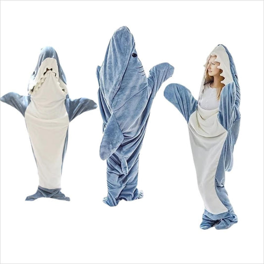 "Fun" Shark Style Hooded Blanket Costume