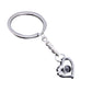 Personalized heart-shaped projection keychain