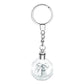 Porte-clés octogonal en cristal personnalisé avec photo
