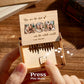 Boîte à musique en bois photo personnalisée