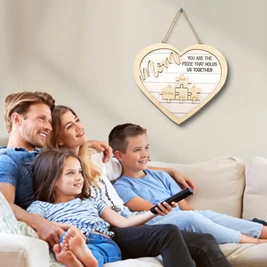 Personalized Puzzle Plaque for Mom