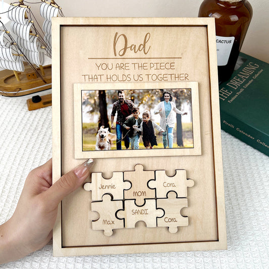 Personalized Photo Puzzle Plaque