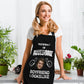 Personalized apron with face for couple