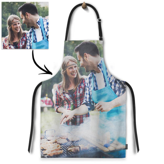 Personalized photo apron