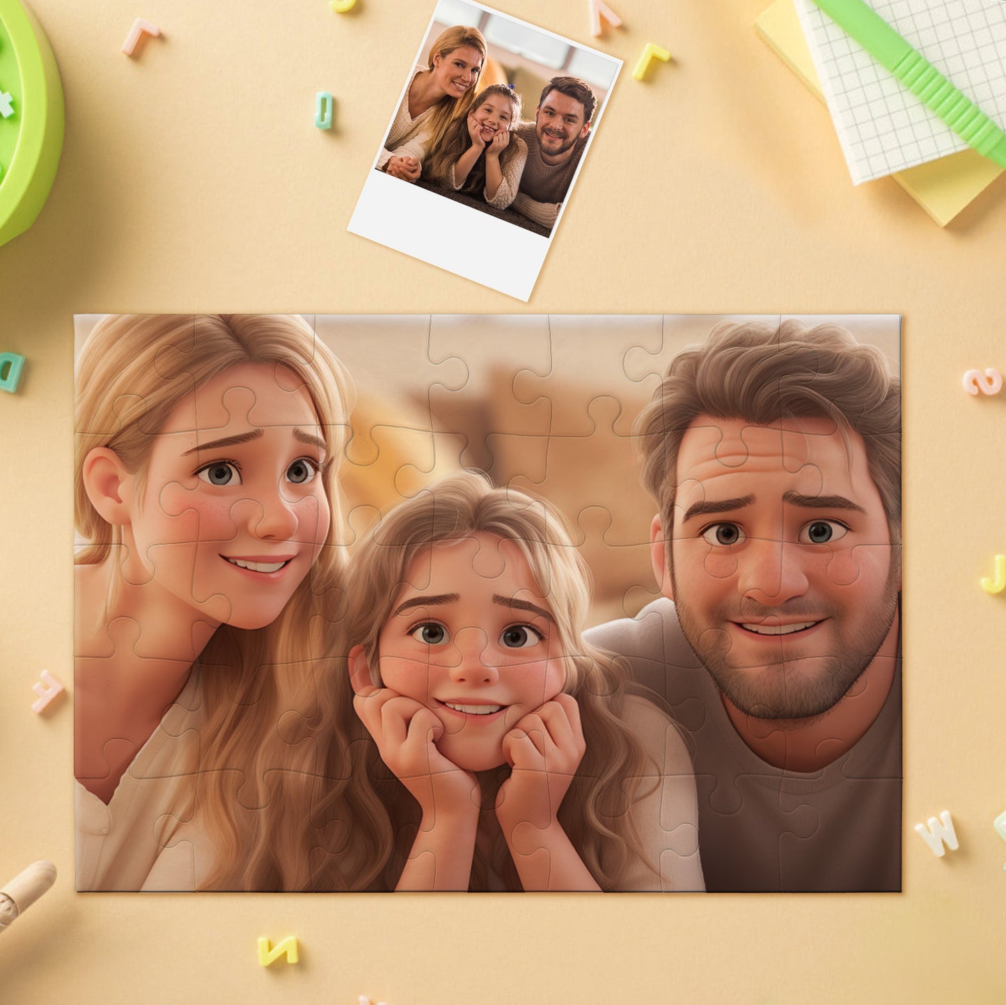 500-piece personalized photo horizontal jigsaw puzzle