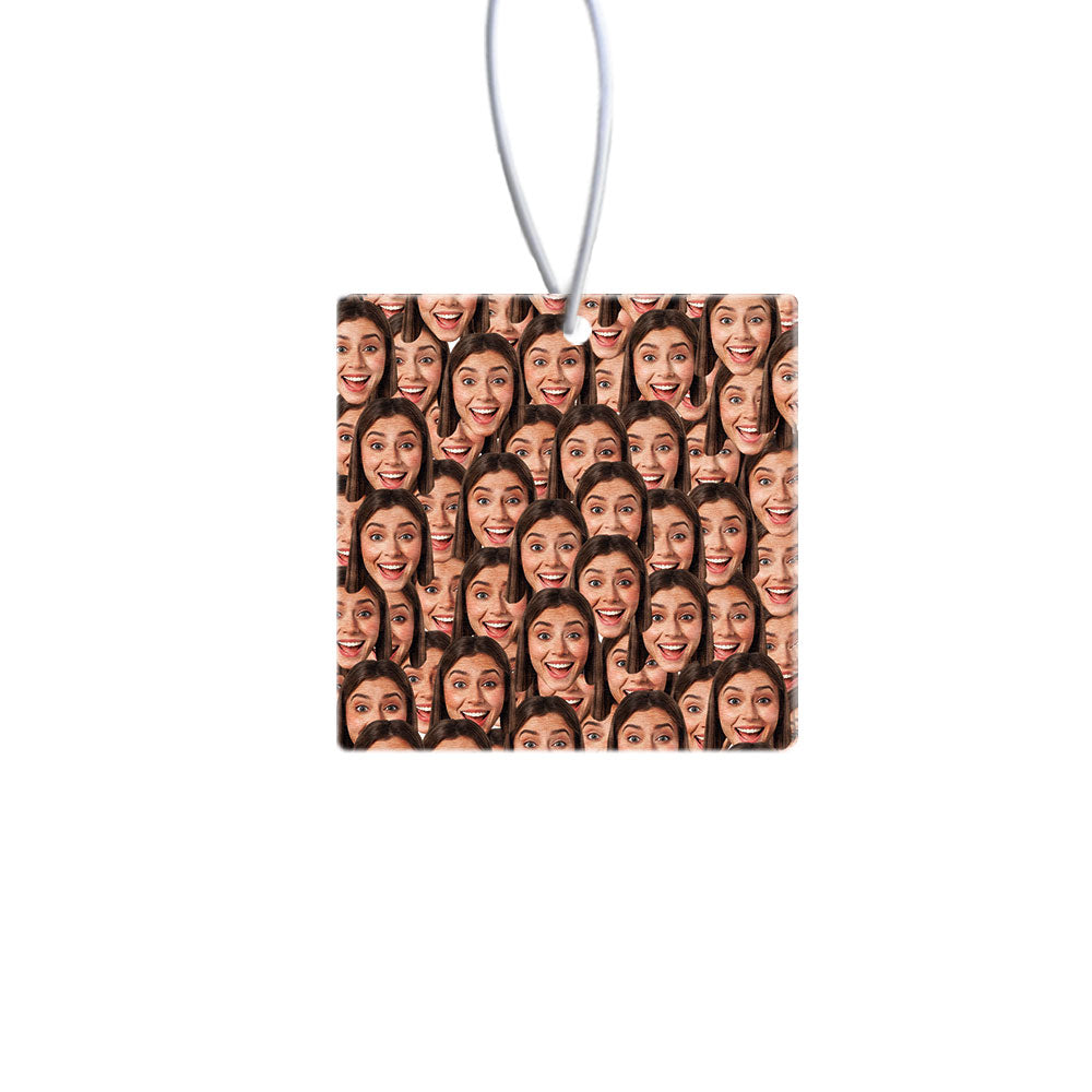 Désodorisant de voiture face humoristique et personnalisé