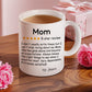 Mug personnalisé cinq étoiles avec nom, cadeau idéal pour la fête des mères