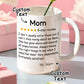 Mug personnalisé cinq étoiles avec nom, cadeau idéal pour la fête des mères