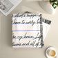 Couverture personnalisée avec lettre manuscrite