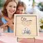 Plaque puzzle personnalisée pour maman