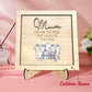 Plaque puzzle personnalisée pour maman