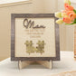 Personalized puzzle plaque for mom