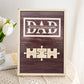 Plaque puzzle personnalisée pour papa