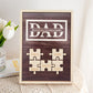 Plaque puzzle personnalisée pour papa