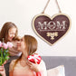 Plaque puzzle personnalisée en forme de cœur pour maman 2