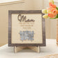 Personalized puzzle plaque for mom