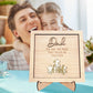Plaque puzzle personnalisé pour Papa