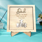 Plaque puzzle personnalisé pour Papa