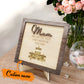 Plaque puzzle personnalisée pour maman 