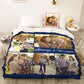Personalized duvet cover with photo collage