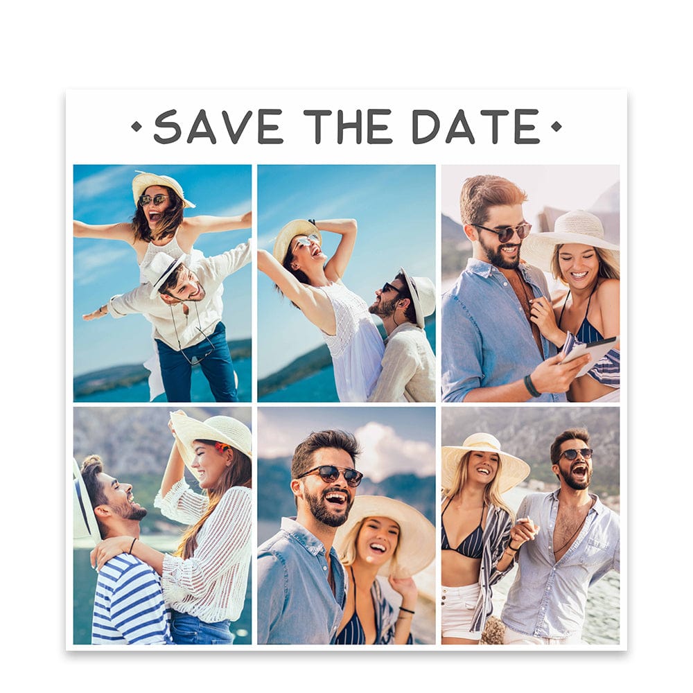 Personalized duvet cover with photo collage