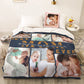 Personalized duvet cover with photo collage