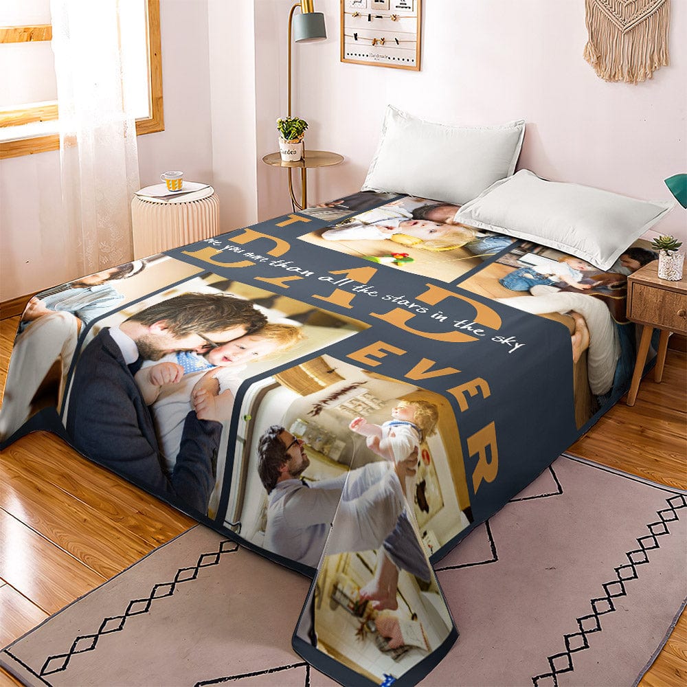 Personalized duvet cover with photo collage