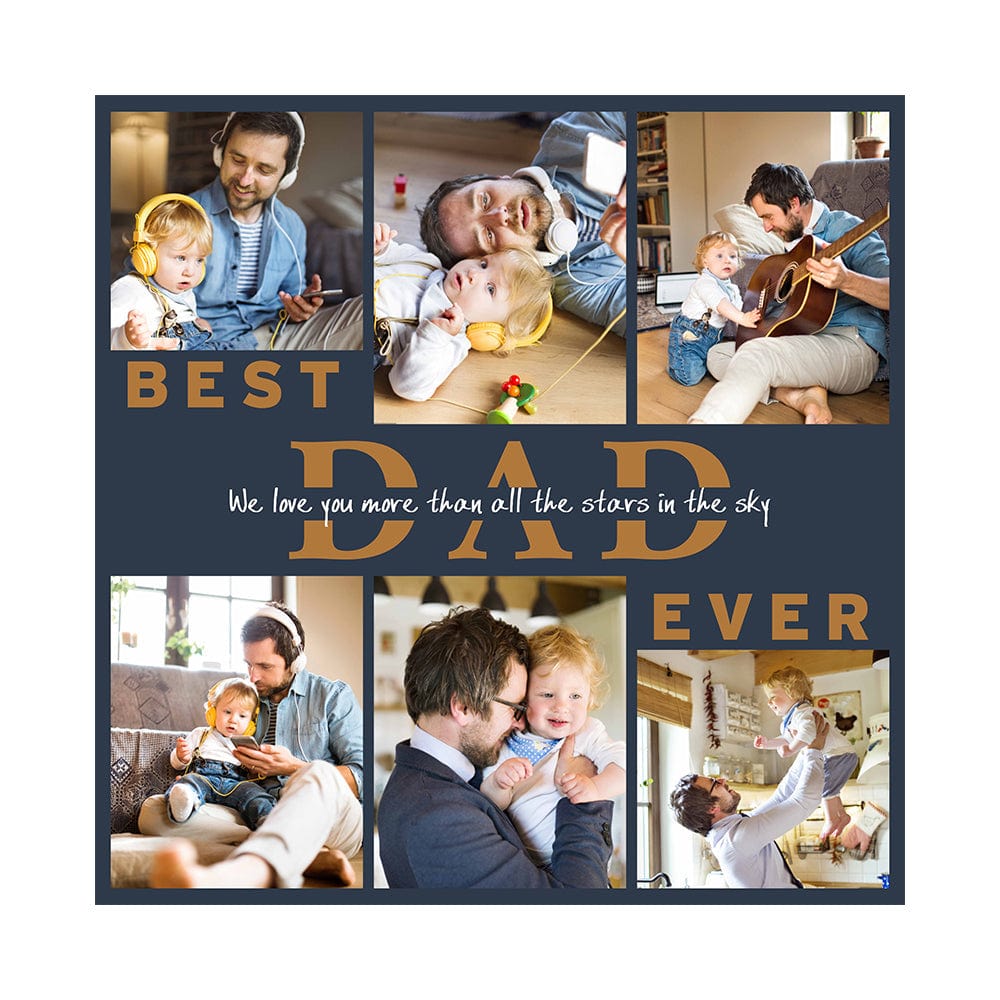 Personalized duvet cover with photo collage