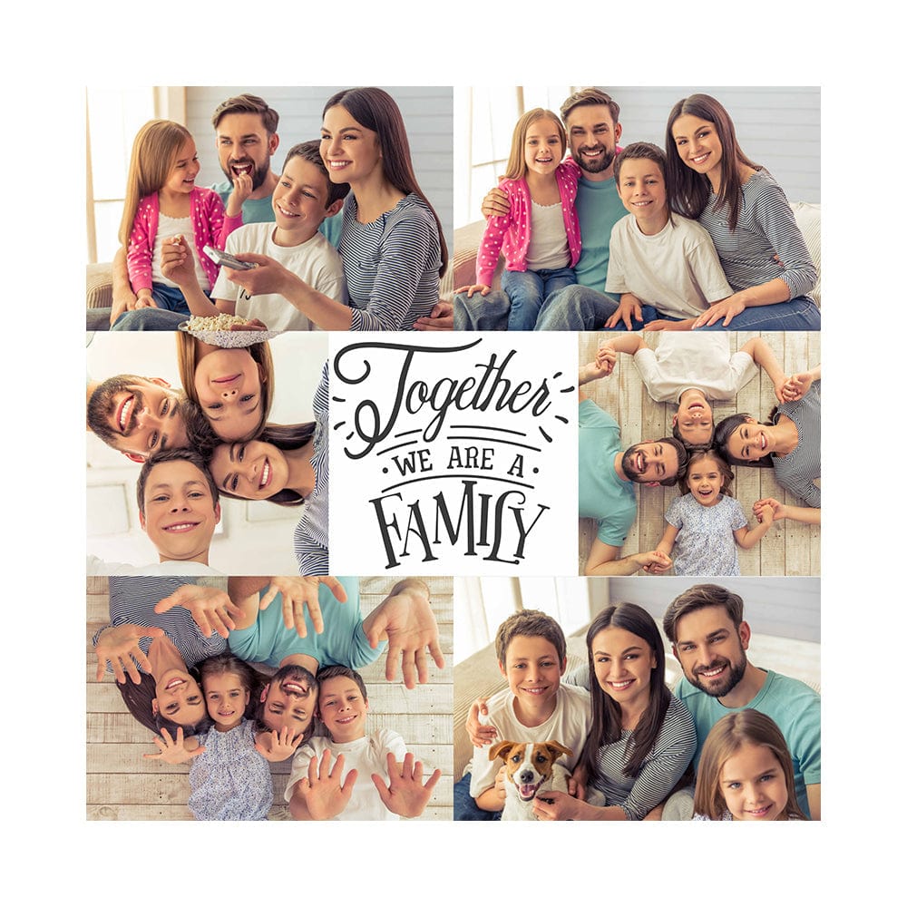 Personalized duvet cover with photo collage