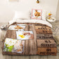 Personalized duvet cover with photo collage