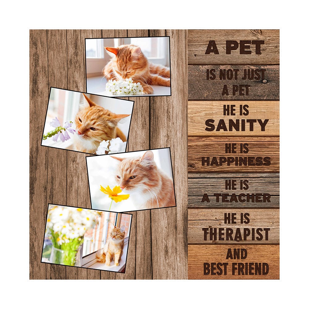 Personalized duvet cover with photo collage