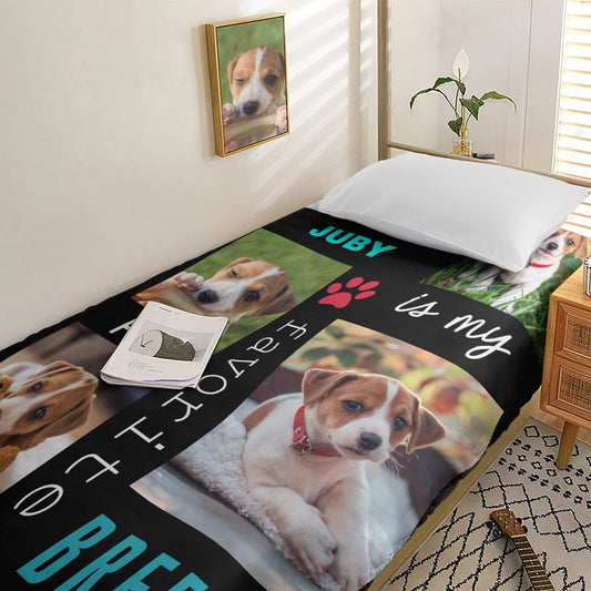 Personalized duvet cover with photo collage for a single bed (2)