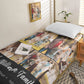 Housse de couette personnalisé avec collage photo pour lit simple 2