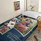 Housse de couette personnalisé avec collage photo pour lit simple 2