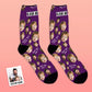 Cadeaux pour la fête des pères : chaussettes personnalisées avec visage ''Fun''