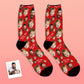 Cadeaux pour la fête des pères : chaussettes personnalisées avec visage ''Fun''