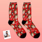 Cadeaux pour la fête des pères : chaussettes personnalisées avec visage ''Fun''
