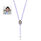 Personalized rosary with photo and cross 