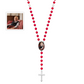 Personalized rosary with photo and cross 