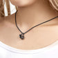 Double Magnetic Couple Necklace with Heart-Shaped Photo Projection