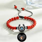 Bracelet personnalisé en forme de fer à cheval avec projection photo