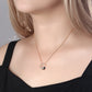 Collier personnalisé lune avec projection photo en argent sterling 925