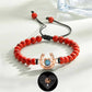 Bracelet personnalisé en forme de fer à cheval avec projection photo