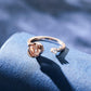 Bague de projection personnalisée avec photo